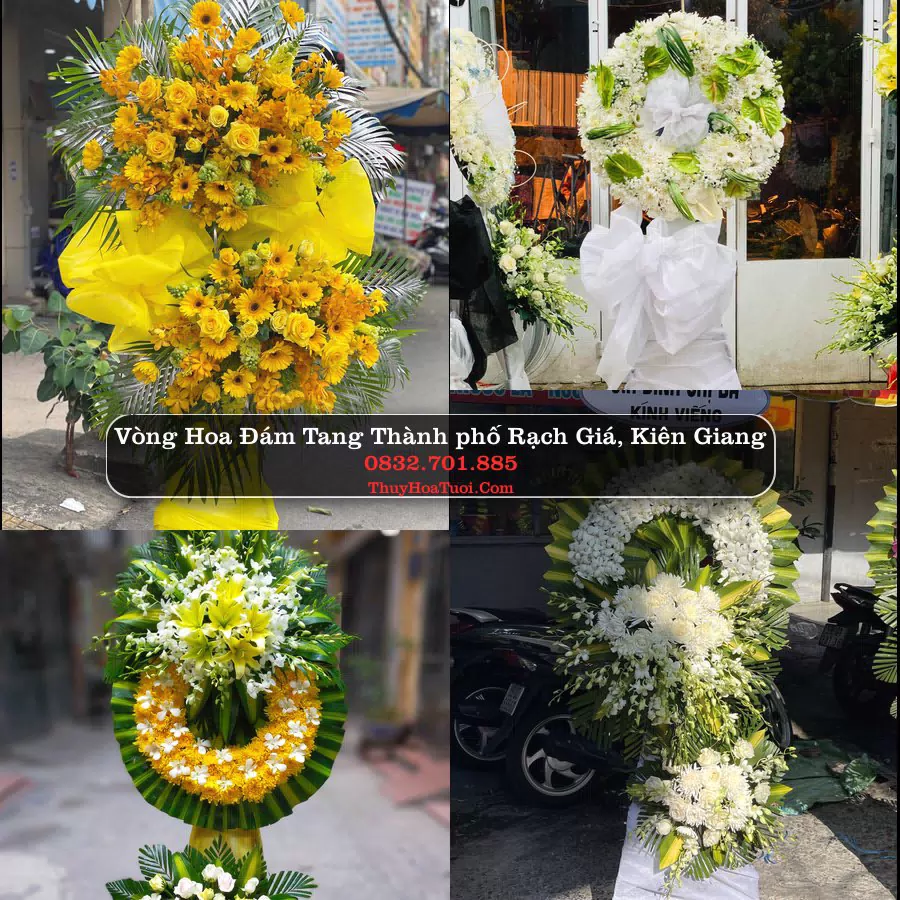 Kệ hoa tang lễ giao tại Thành phố Rạch Giá, Kiên Giang