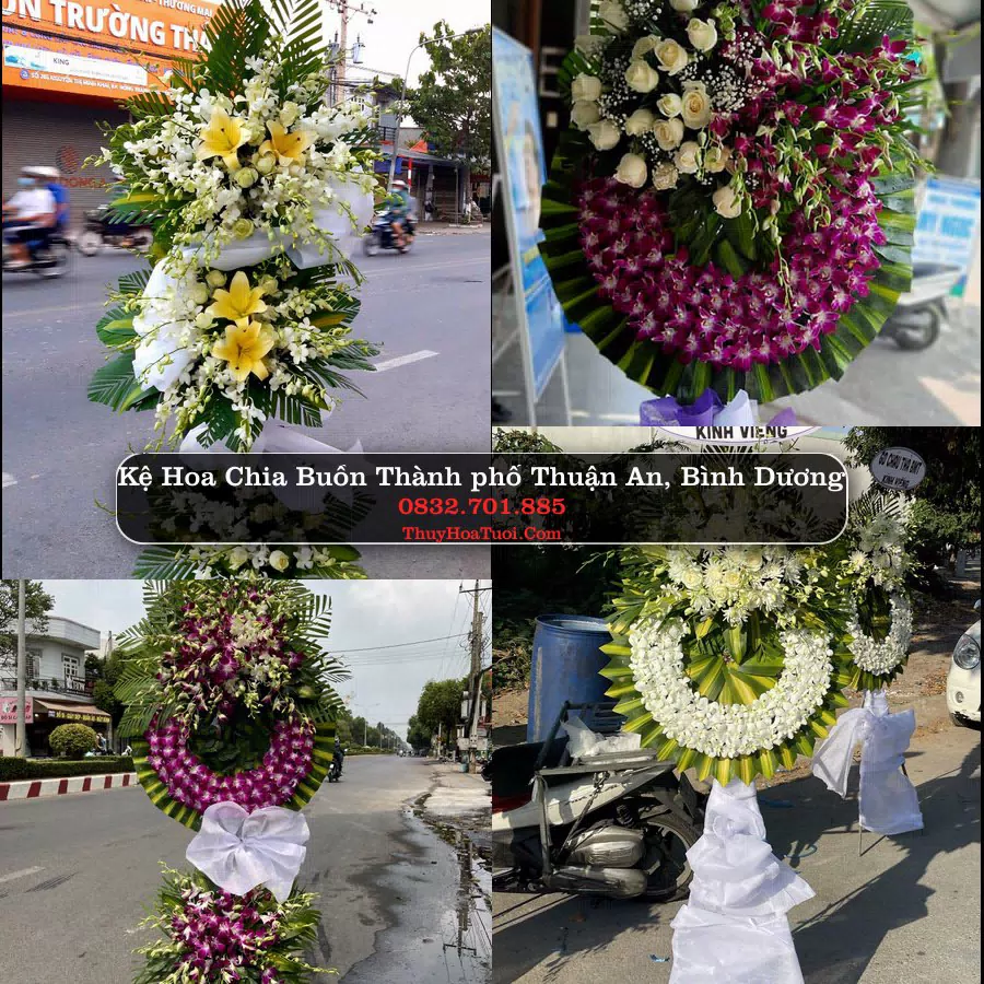 Đặt Hoa Chia Buồn tại Thành phố Thuận An, Bình Dương (Cũ)