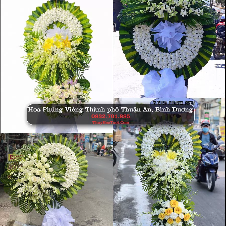Vòng hoa chia buồn Thành phố Thuận An, Bình Dương - ThuyHoaTuoi.Com