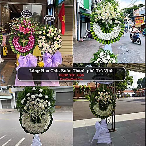 Vòng Hoa Tang Lễ tại Thành phố Trà Vinh (Cũ)