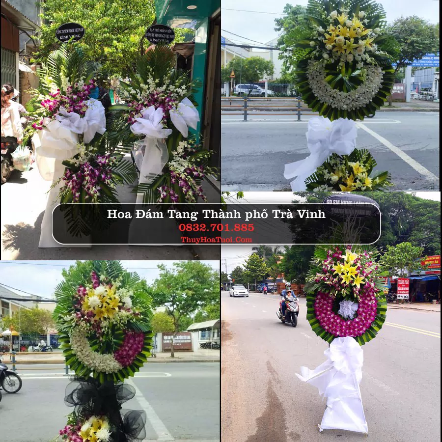 Vòng hoa chia buồn Thành phố Trà Vinh - ThuyHoaTuoi.Com