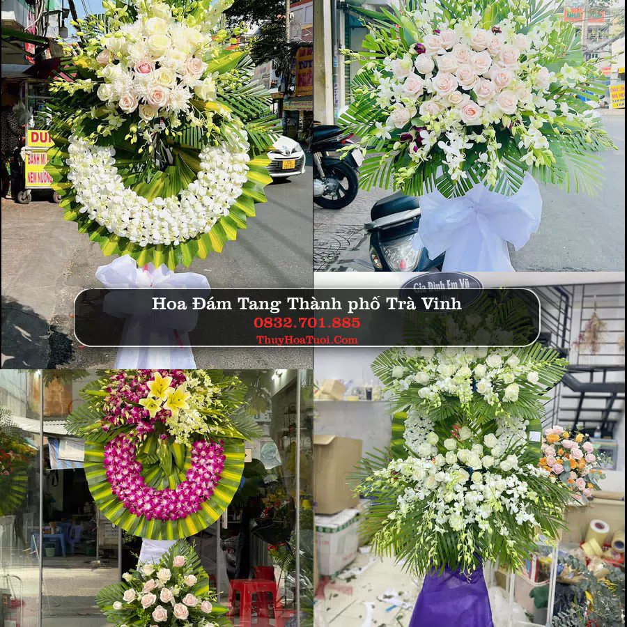 Kệ hoa tang lễ giao tại Thành phố Trà Vinh, Vĩnh Long