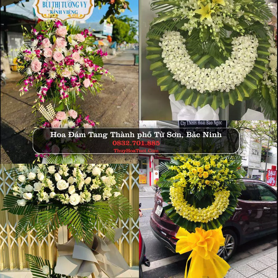 Vòng hoa chia buồn Thành phố Từ Sơn, Bắc Ninh - ThuyHoaTuoi.Com