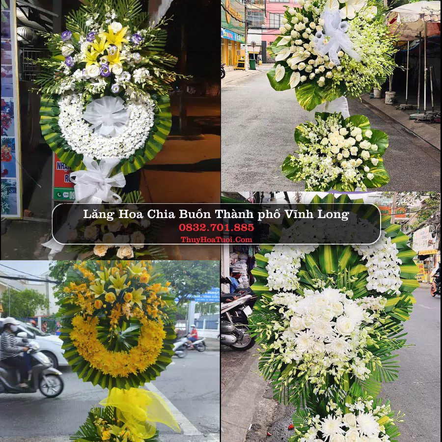 Đặt Hoa Đám Tang tại Thành phố Vĩnh Long (Cũ)