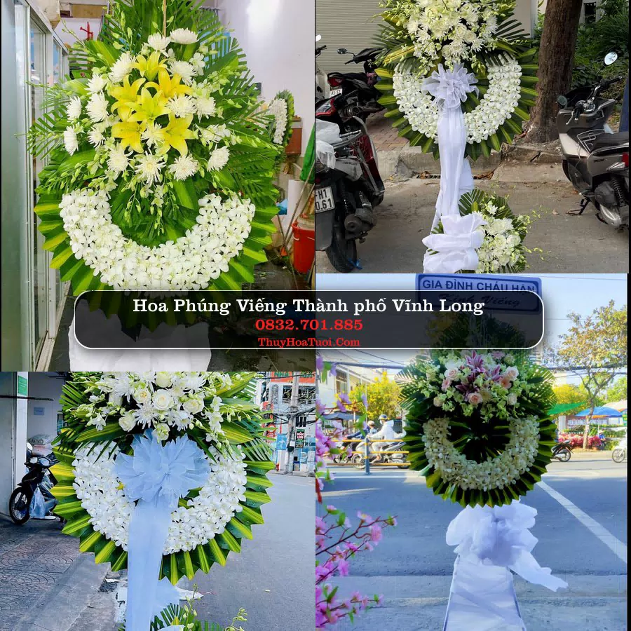 Vòng hoa chia buồn Thành phố Vĩnh Long - ThuyHoaTuoi.Com