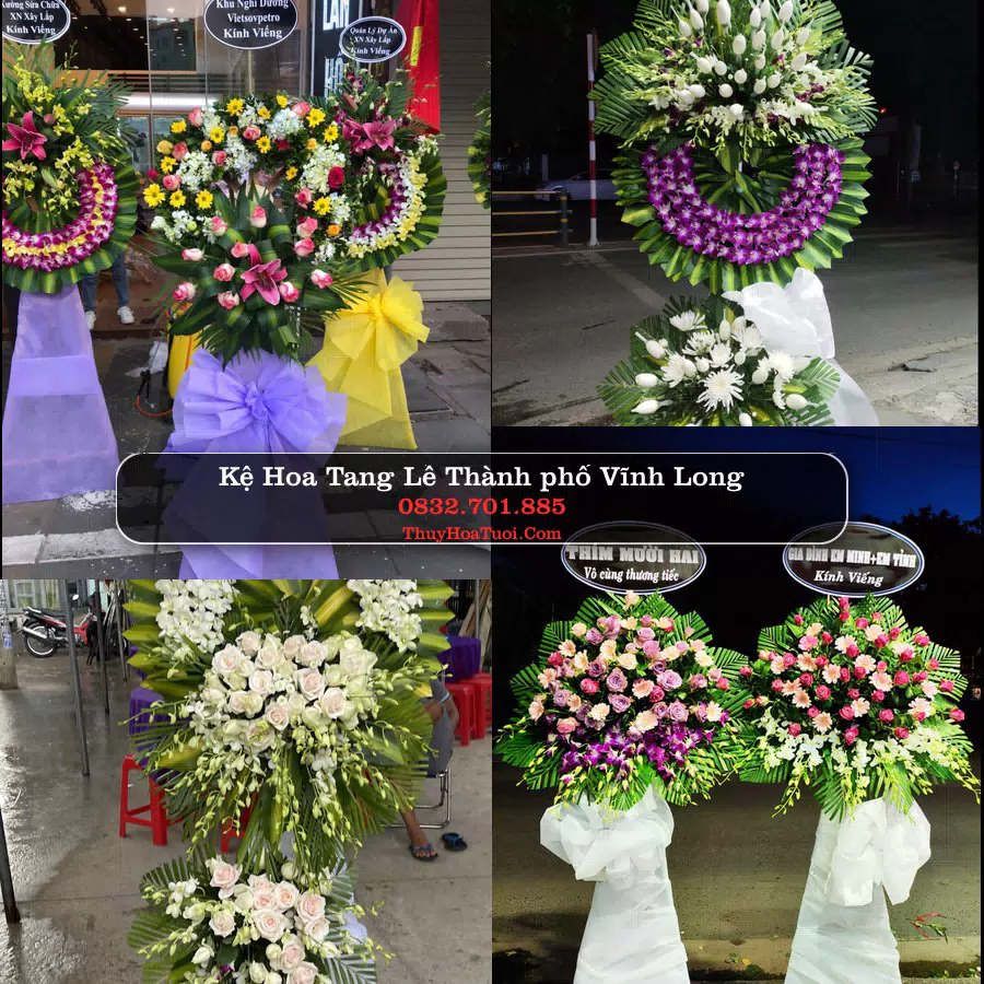 Kệ hoa tang lễ giao tại Thành phố Vĩnh Long