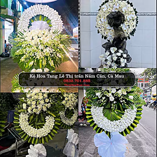 Hoa Chia Buồn tại Thị trấn Năm Căn, Cà Mau (Cũ)