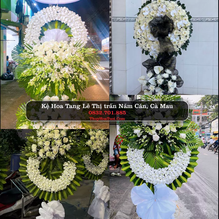 Hoa Chia Buồn tại Thị trấn Năm Căn, Cà Mau (Cũ)