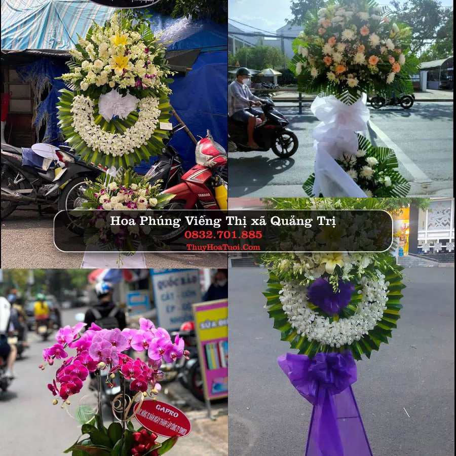 Vòng hoa chia buồn Thị xã Quảng Trị - ThuyHoaTuoi.Com