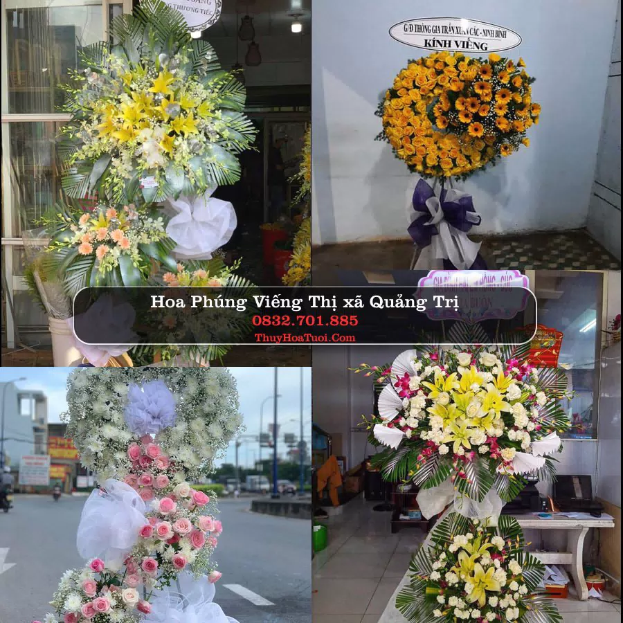 Kệ hoa tang lễ giao tại Thị xã Quảng Trị