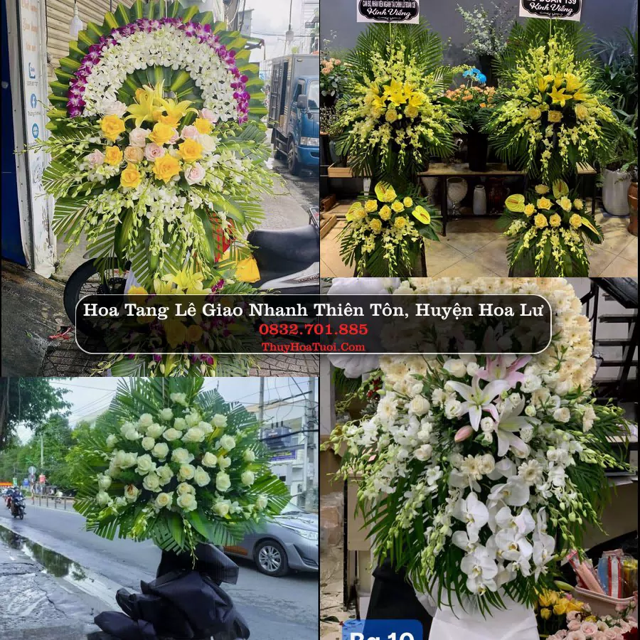 Kệ hoa tang lễ giao tại Thiên Tôn, Ninh Bình