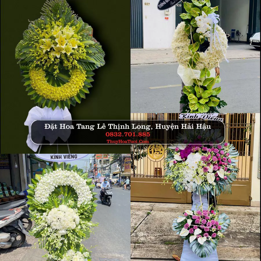 Vòng hoa chia buồn Thịnh Long - ThuyHoaTuoi.Com