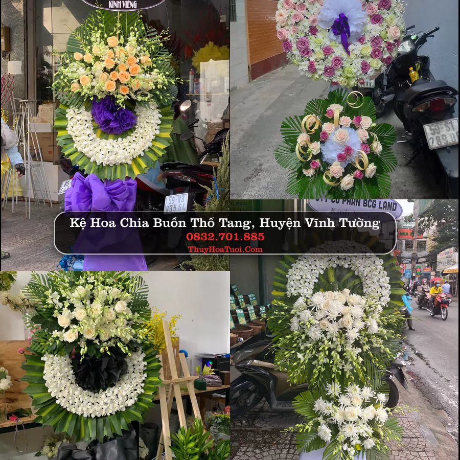 Vòng hoa chia buồn Thổ Tang - ThuyHoaTuoi.Com