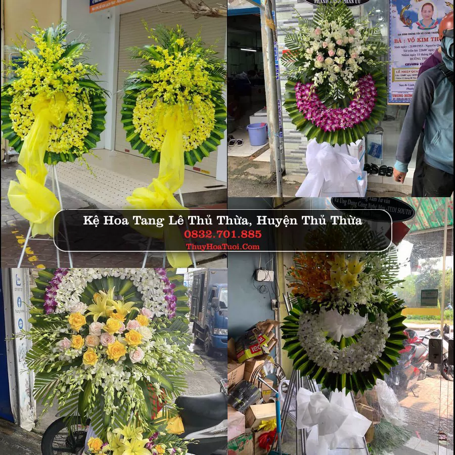 Vòng hoa chia buồn Thủ Thừa - ThuyHoaTuoi.Com
