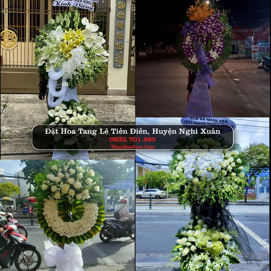 Kệ hoa tang lễ giao tại Tiên Điền, Nghi Xuân