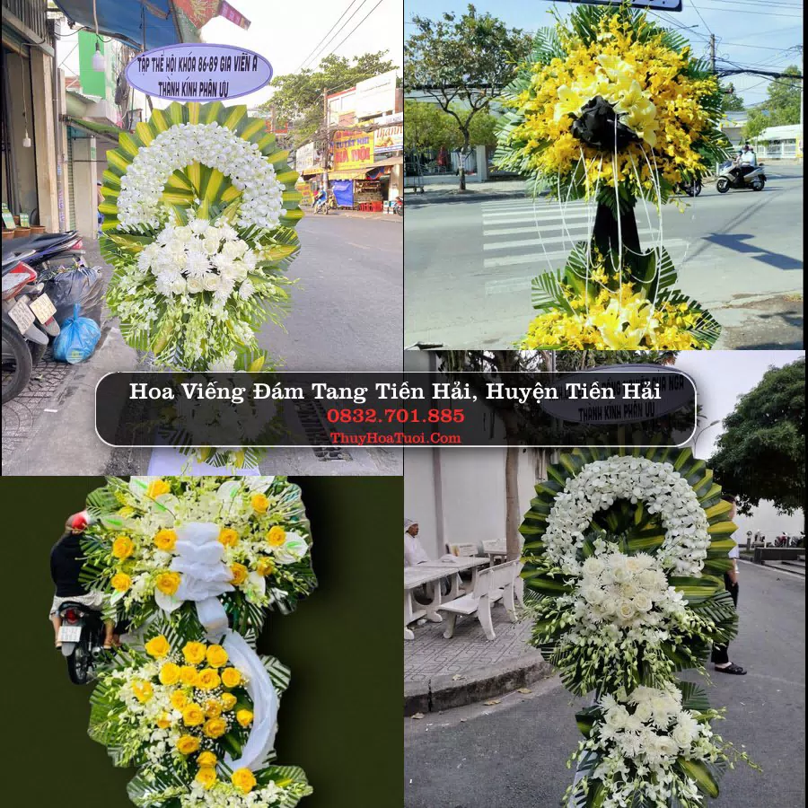 Vòng hoa chia buồn Tiền Hải - ThuyHoaTuoi.Com