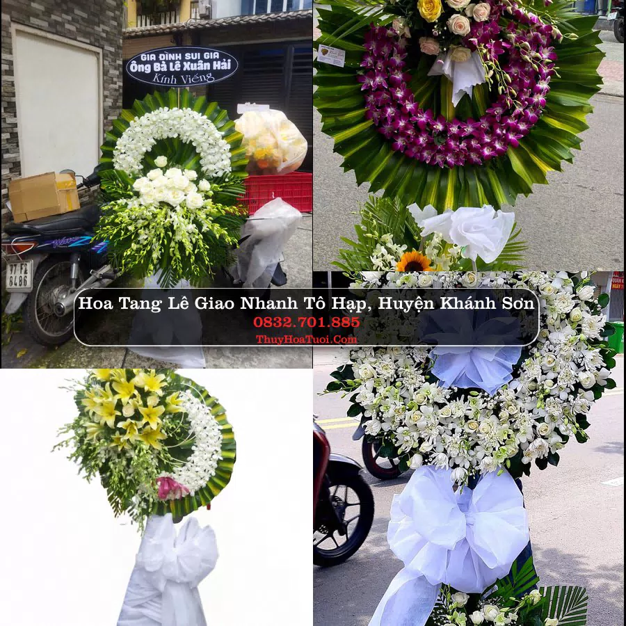 Kệ hoa tang lễ giao tại Tô Hạp, Khánh Hòa