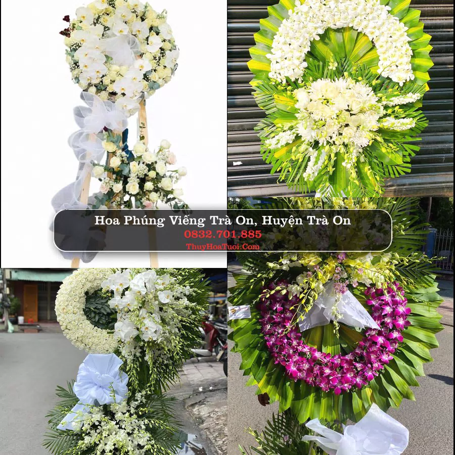 Kệ hoa tang lễ giao tại Trà Ôn, Vĩnh Long