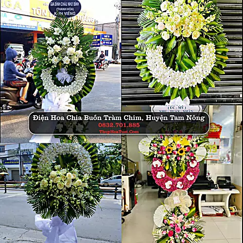 Đặt Vòng Hoa Chia Buồn tại Tràm Chim, Tam Nông, Đồng Tháp (Cũ)
