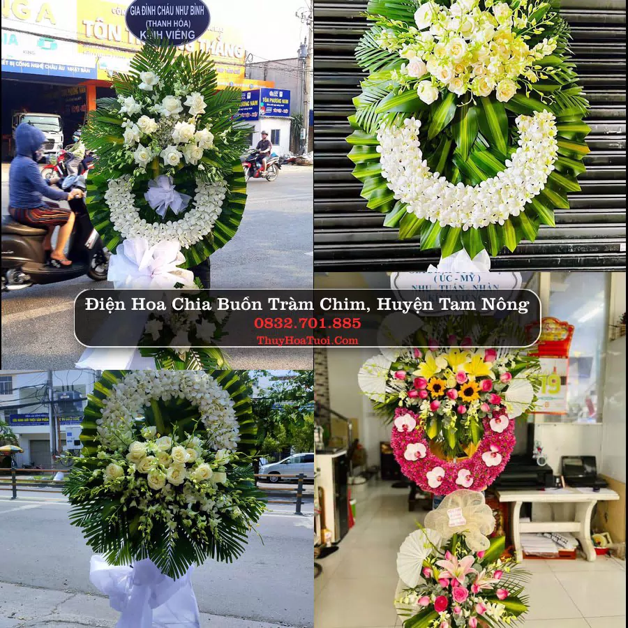 Đặt Vòng Hoa Chia Buồn tại Tràm Chim, Tam Nông, Đồng Tháp (Cũ)