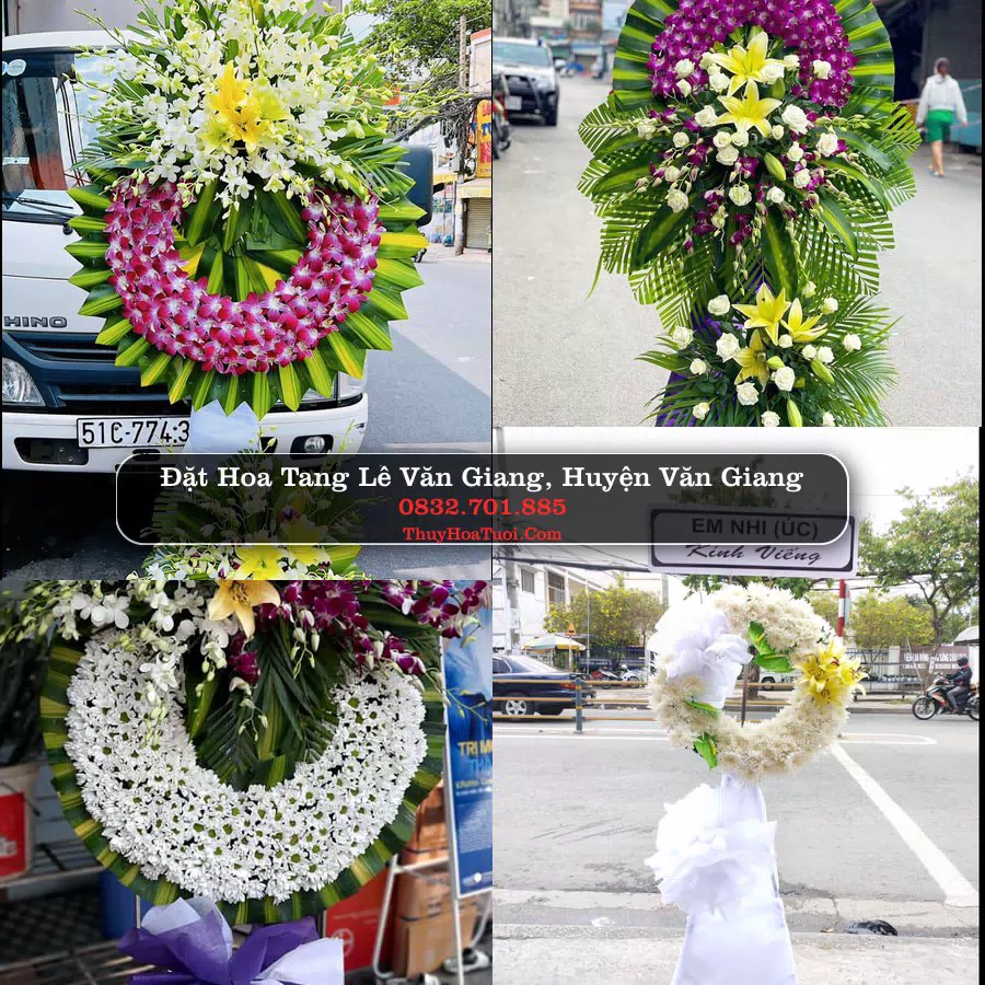 Vòng hoa chia buồn Văn Giang - ThuyHoaTuoi.Com