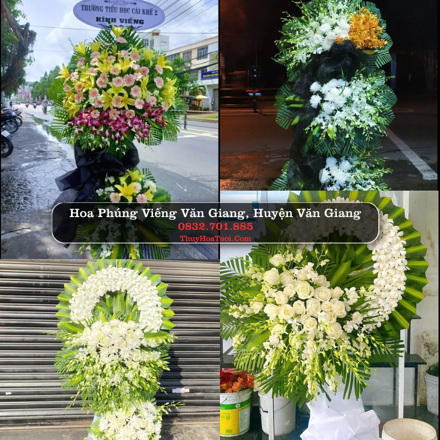 Kệ hoa tang lễ giao tại Văn Giang, Hưng Yên