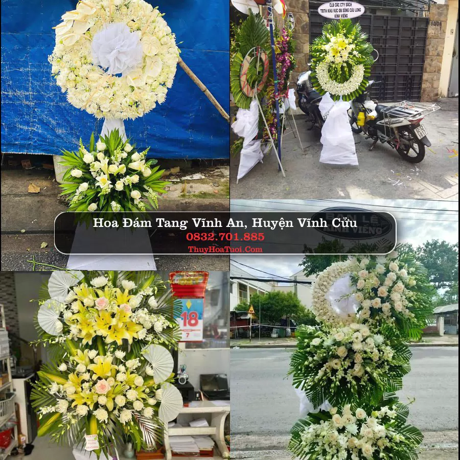 Kệ hoa tang lễ giao tại Vĩnh An, Đồng Nai