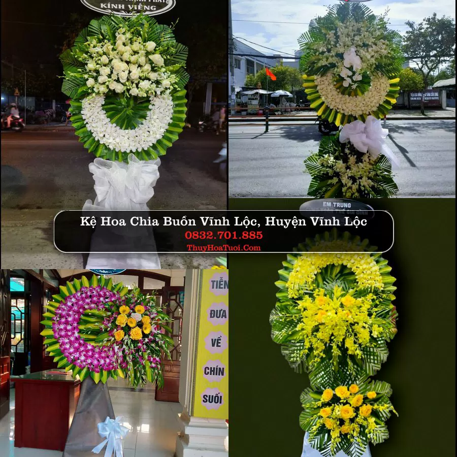 Vòng hoa chia buồn Vĩnh Lộc - ThuyHoaTuoi.Com