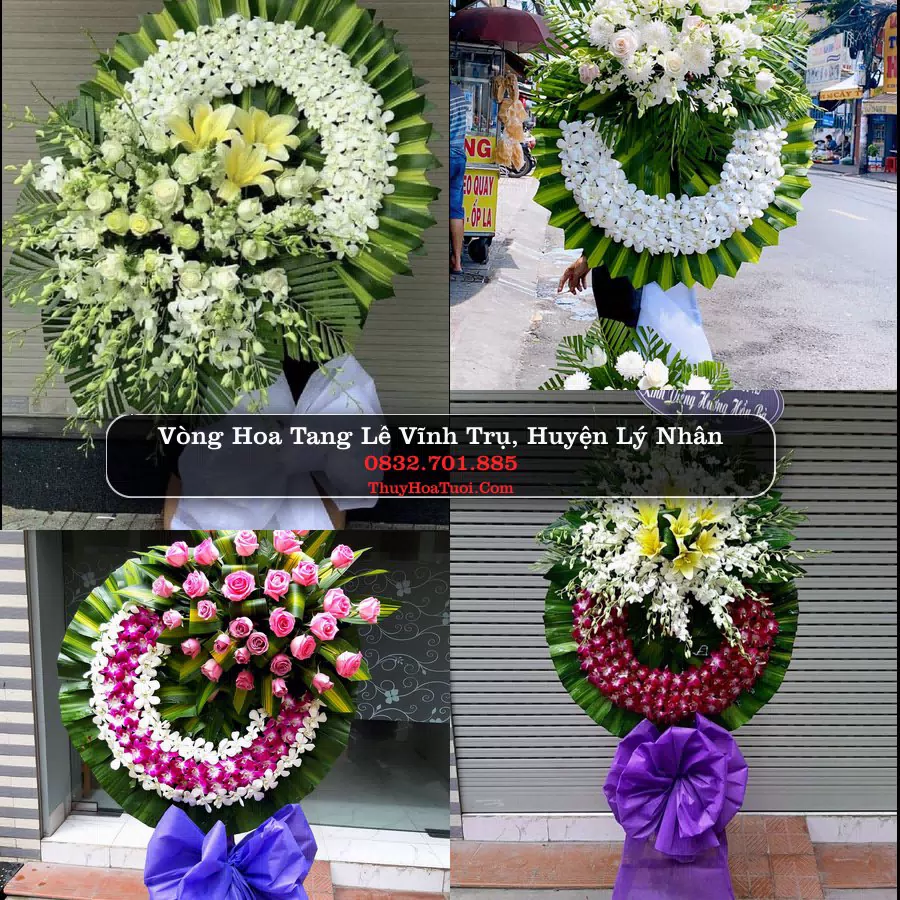 Vòng hoa chia buồn Vĩnh Trụ, Lý Nhân - ThuyHoaTuoi.Com