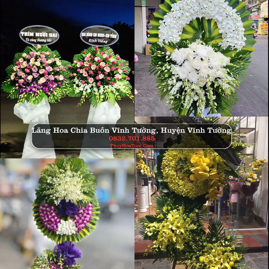 Kệ hoa tang lễ giao tại Vĩnh Tường, Vĩnh Phúc
