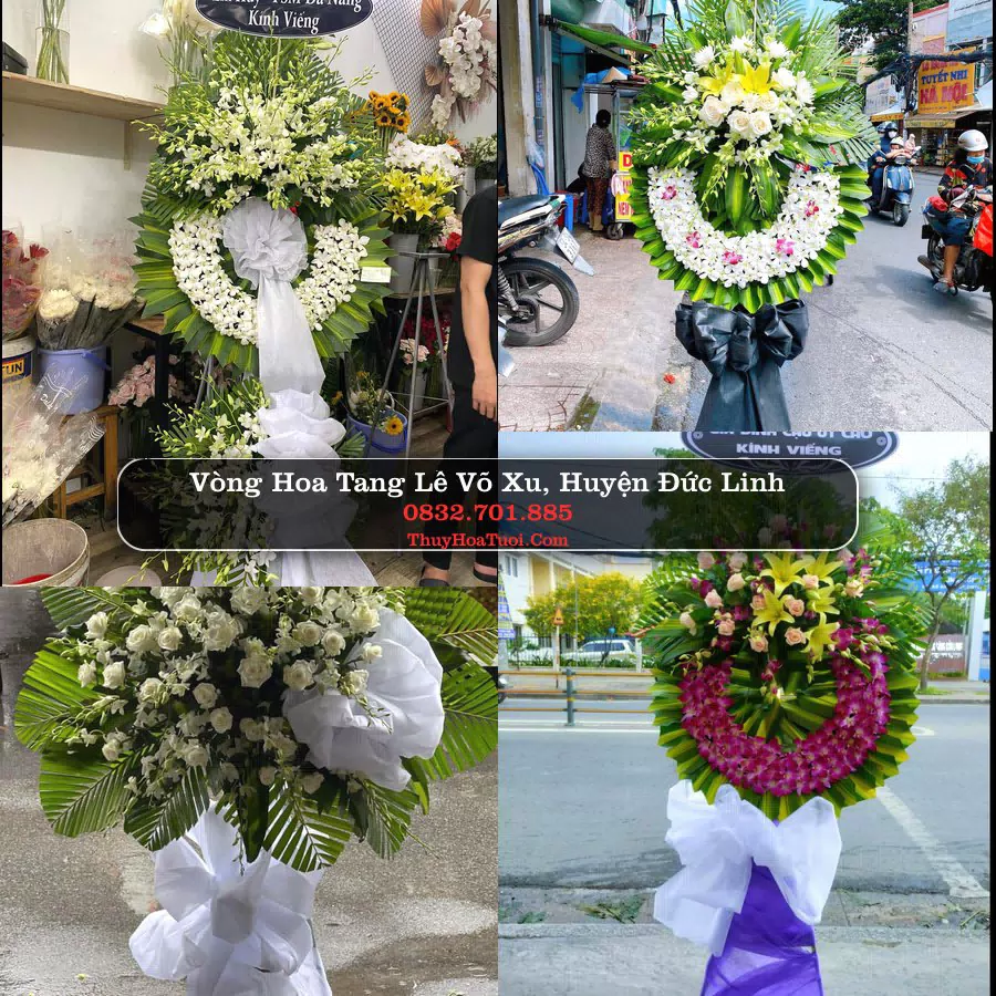 Vòng hoa chia buồn Võ Xu - ThuyHoaTuoi.Com