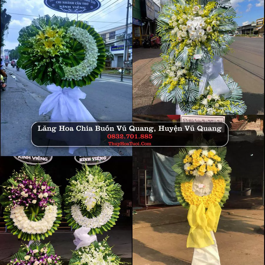 Vòng hoa chia buồn Vũ Quang - ThuyHoaTuoi.Com