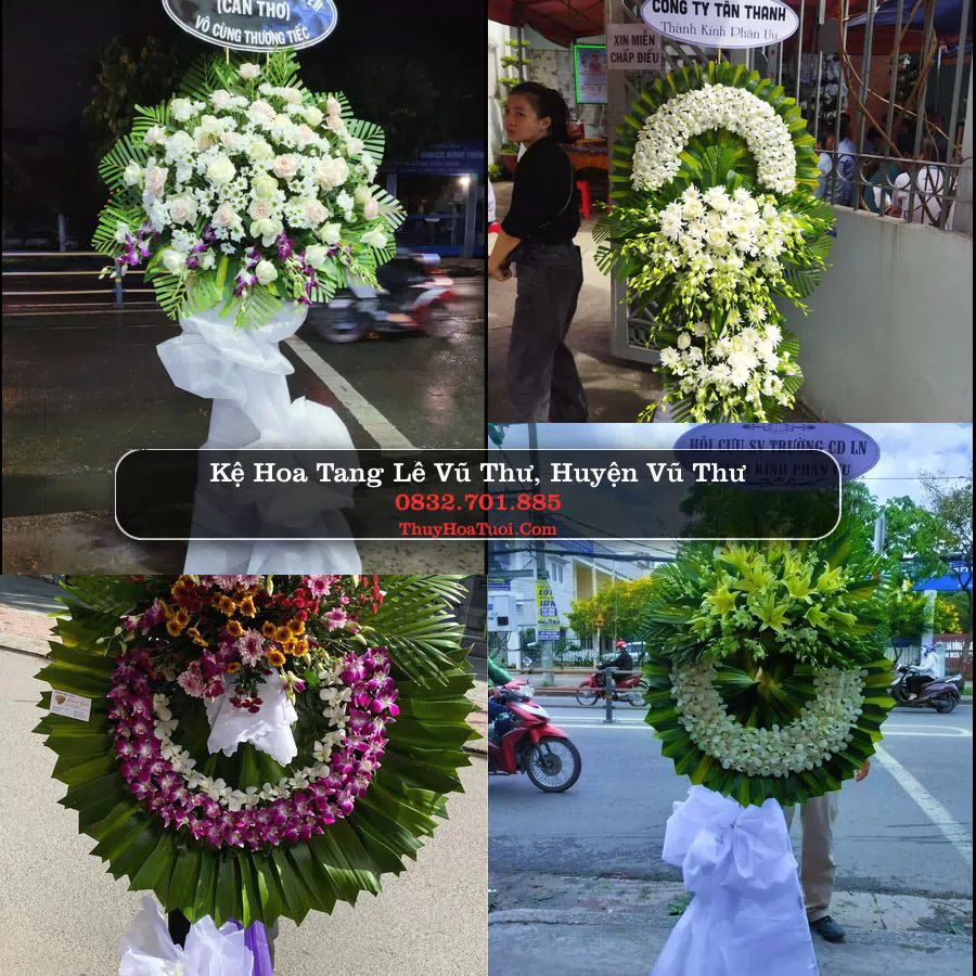 Kệ hoa tang lễ giao tại Vũ Thư, Thái Bình