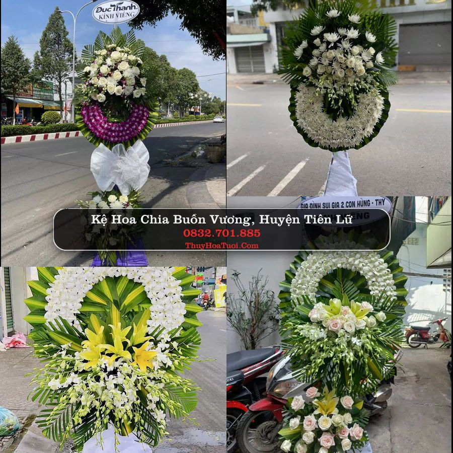Vòng hoa chia buồn Vương, Tiên Lữ - ThuyHoaTuoi.Com