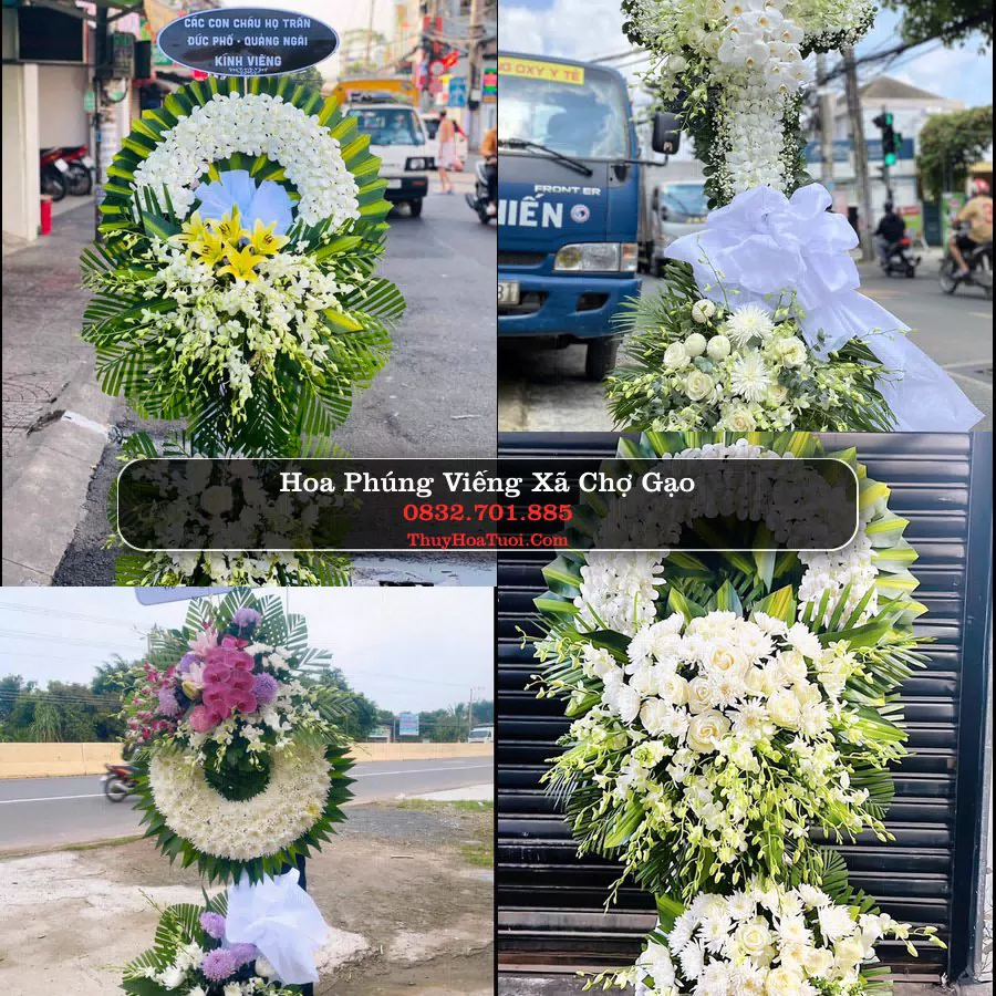 Đặt Hoa Tang Lễ tại Xã Chợ Gạo, Đồng Tháp