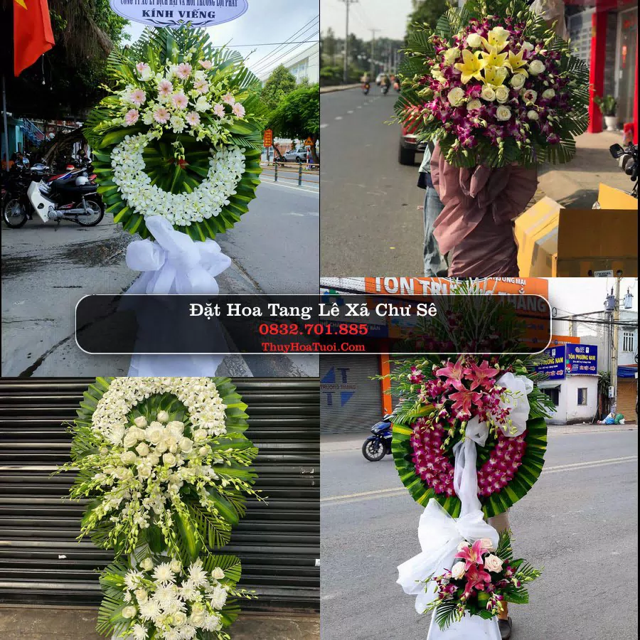 Đặt Vòng Hoa Tang Lễ tại Xã Chư Sê, Gia Lai