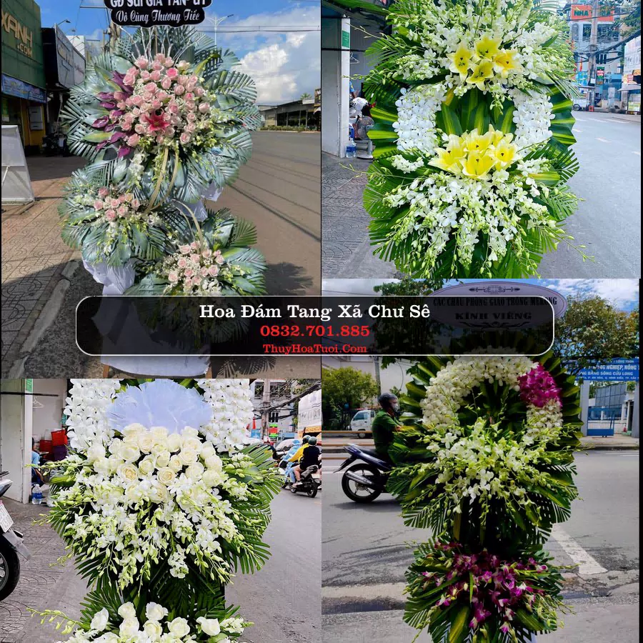 Vòng hoa chia buồn Xã Chư Sê - ThuyHoaTuoi.Com