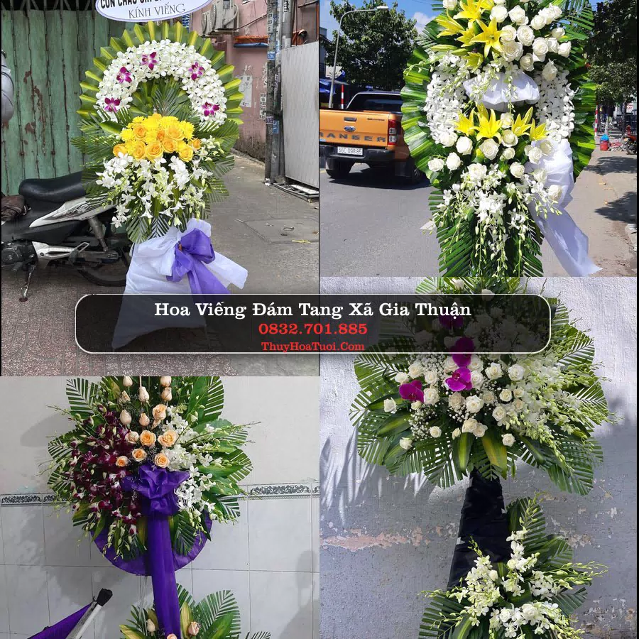 Vòng hoa chia buồn Xã Gia Thuận - ThuyHoaTuoi.Com