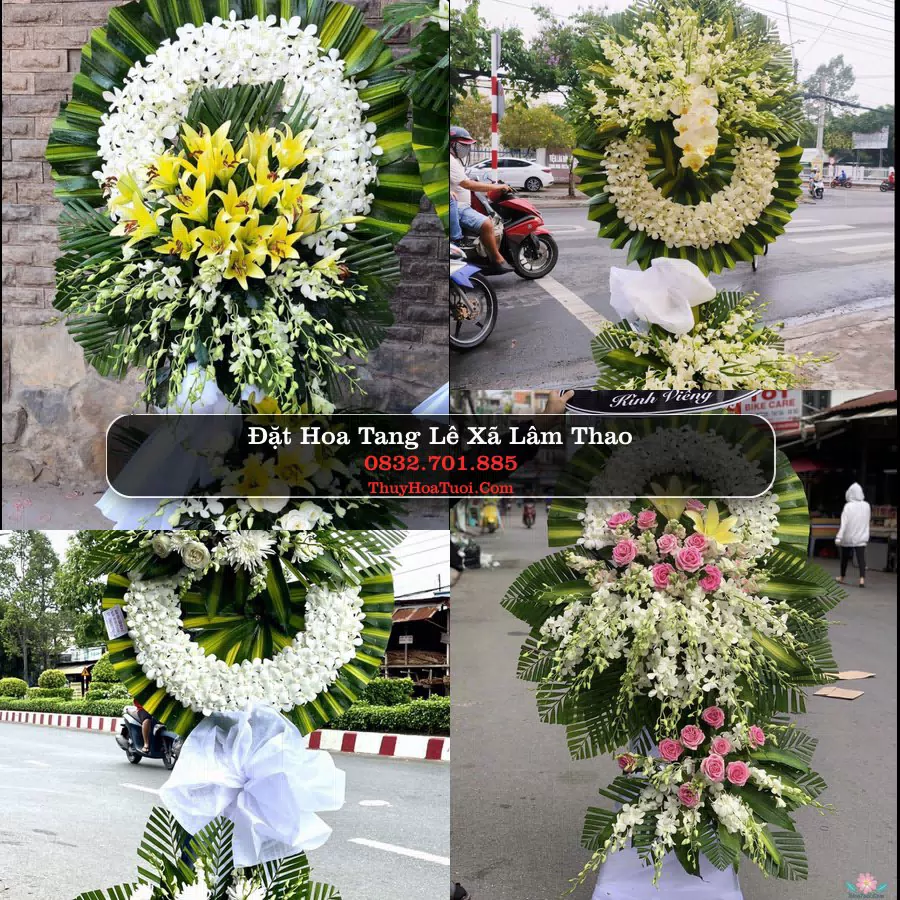 Kệ hoa tang lễ giao tại Xã Lâm Thao, Bắc Ninh
