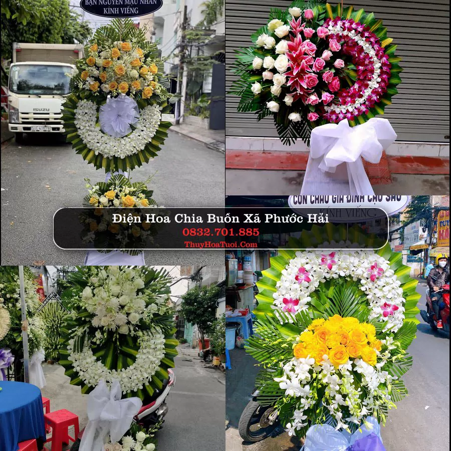 Đặt Vòng Hoa Chia Buồn tại Xã Phước Hải, TP.HCM