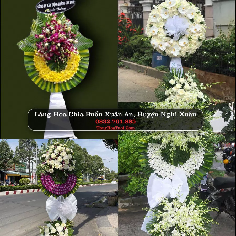 Vòng hoa chia buồn Xuân An - ThuyHoaTuoi.Com