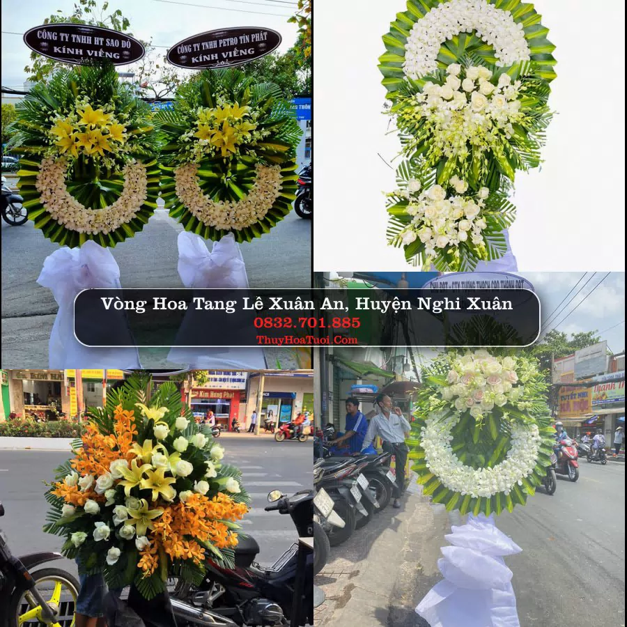 Kệ hoa tang lễ giao tại Xuân An, Nghi Xuân