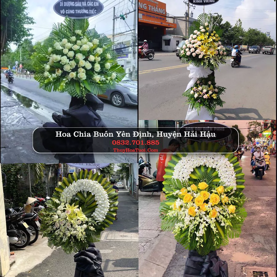 Kệ hoa tang lễ giao tại Yên Định, Nam Định
