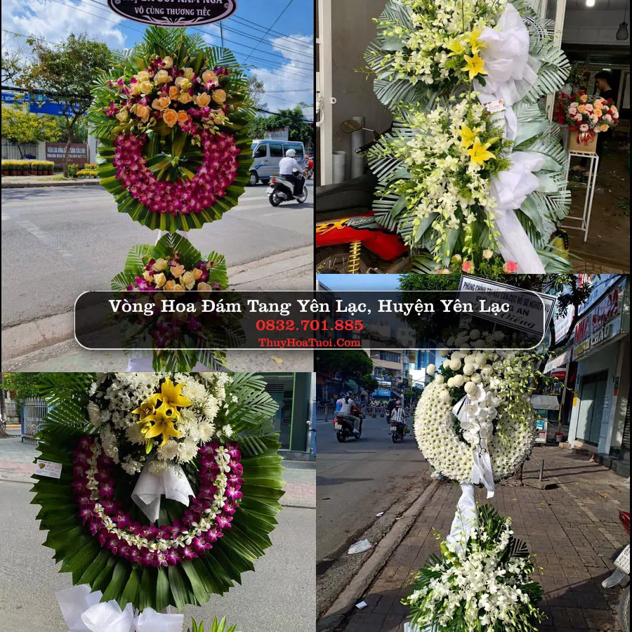 Vòng hoa chia buồn Yên Lạc - ThuyHoaTuoi.Com