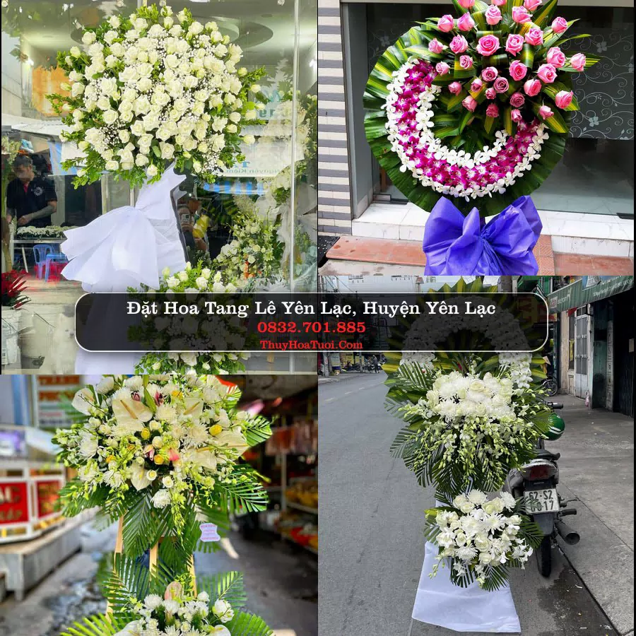 Kệ hoa tang lễ giao tại Yên Lạc, Vĩnh Phúc
