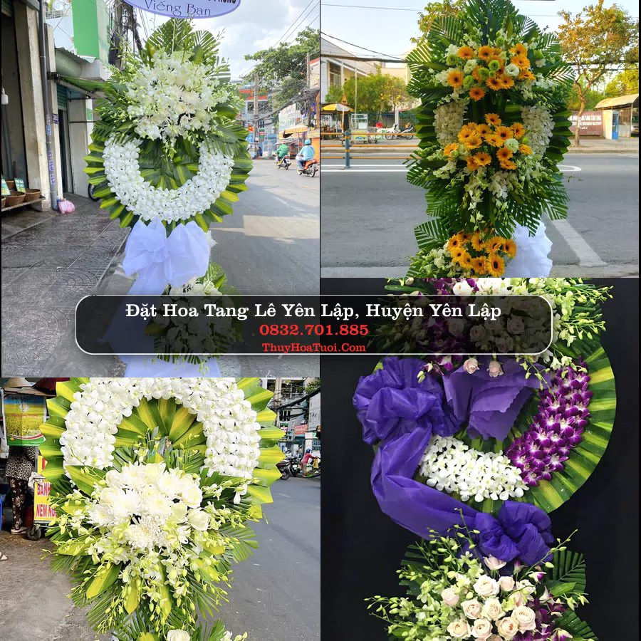Vòng hoa chia buồn Yên Lập - ThuyHoaTuoi.Com