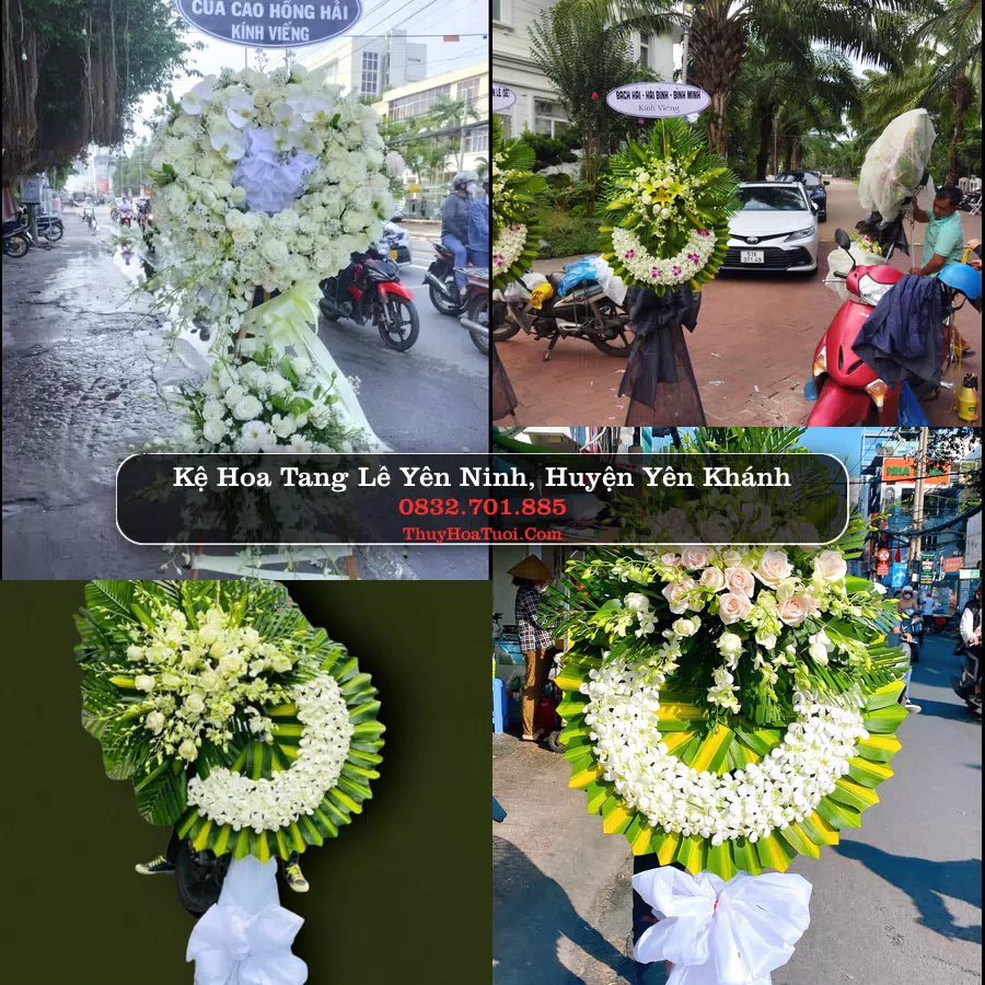 Kệ hoa tang lễ giao tại Yên Ninh, Ninh Bình
