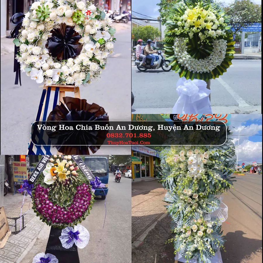 Kệ hoa tang lễ giao tại An Dương, Hải Phòng