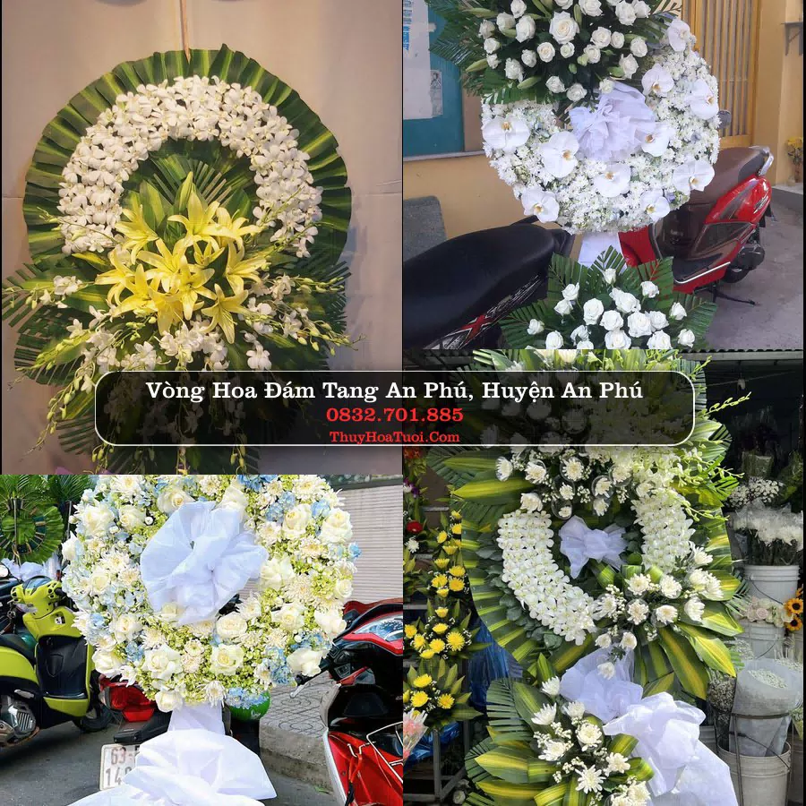Đặt Hoa Chia Buồn tại An Phú, An Phú, An Giang (Cũ)