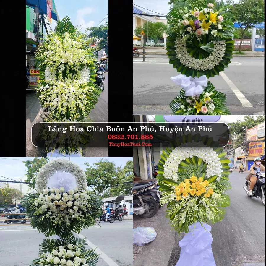 Vòng hoa chia buồn An Phú - ThuyHoaTuoi.Com
